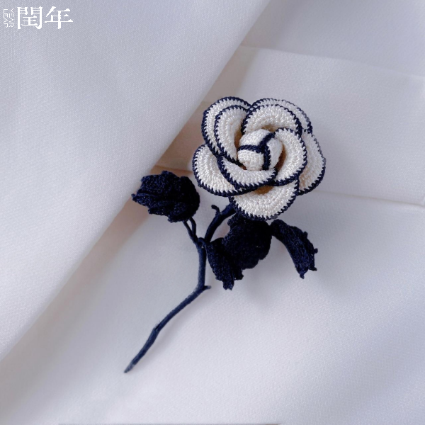 Handmade Micro-Crochet—Camellia