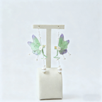 HandmadeRonghua—Butterfly tassel earrings