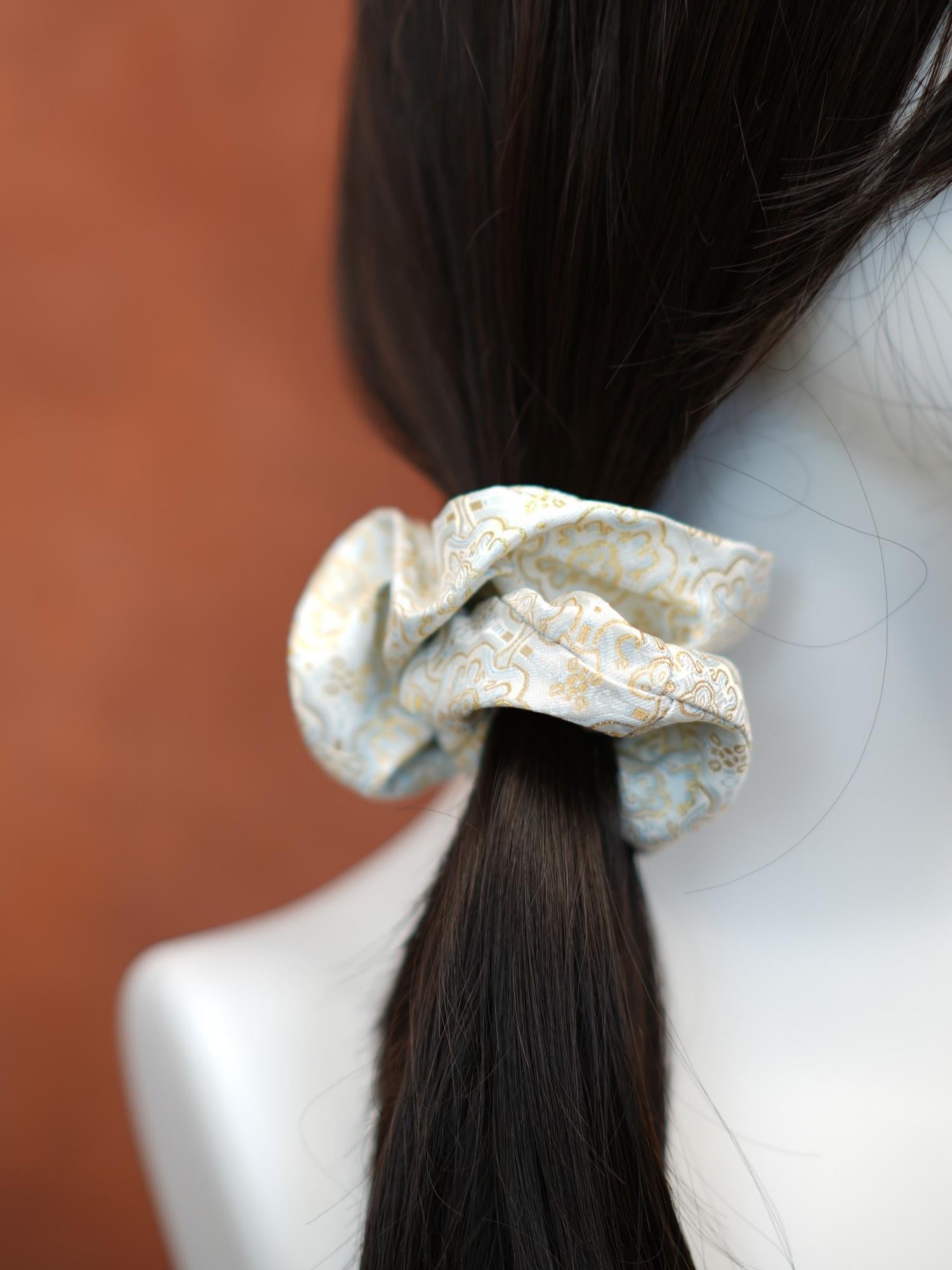 Handwoven Song Brocade—Mastercrafted Hair Ties
