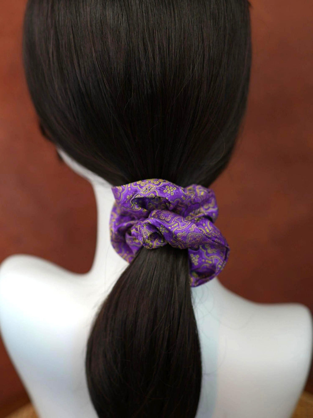 Handwoven Song Brocade—Hair Ties