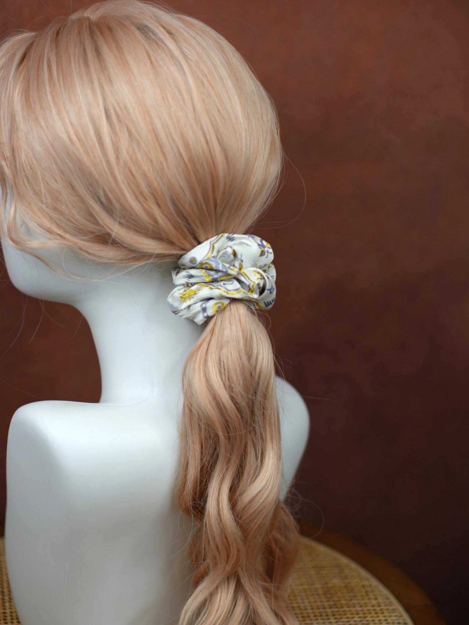 Handwoven Song Brocade—Hair Ties