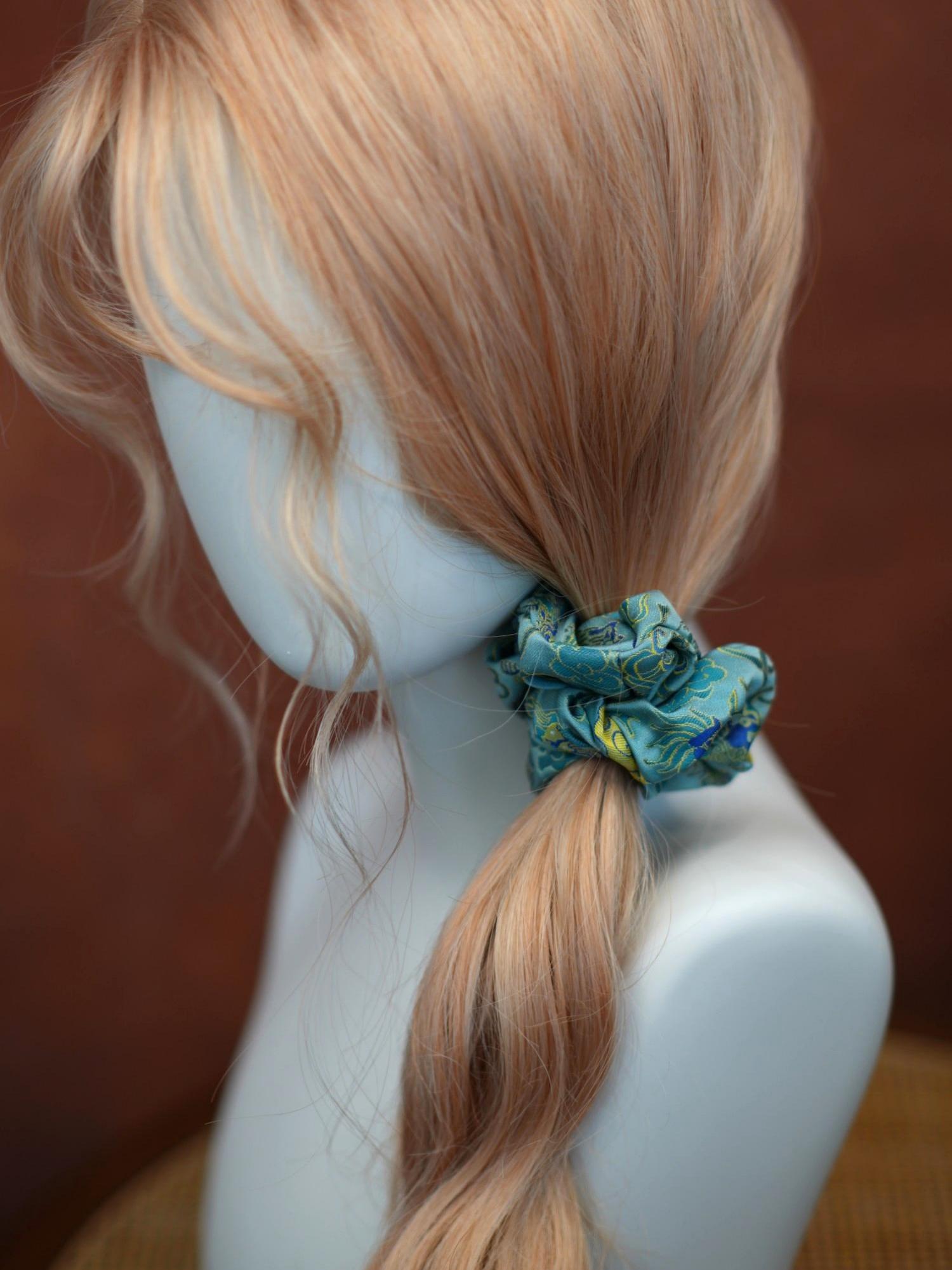 Handwoven Song Brocade—Mastercrafted Hair Ties