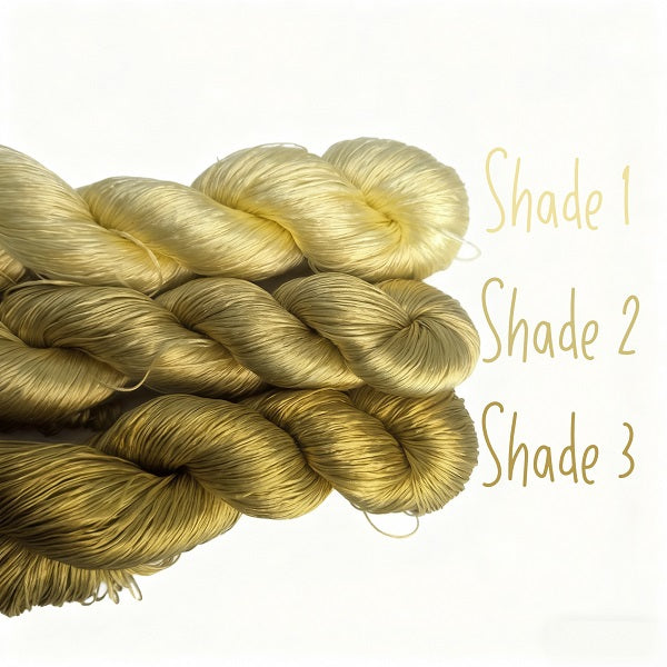 Ronghua making tools—400m Untwisted Unsplit Mulberry Silk Thread  (mermaid)