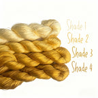 Ronghua making tools—400m Untwisted Unsplit Mulberry Silk Thread  (yellow cat)