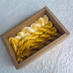 Ronghua making tools—400m Untwisted Unsplit Mulberry Silk Thread  (yellow cat)