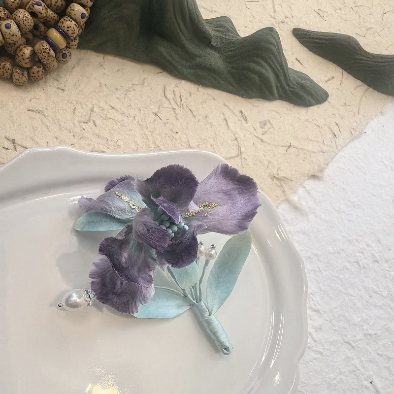HandmadeRonghua—Purple Iris