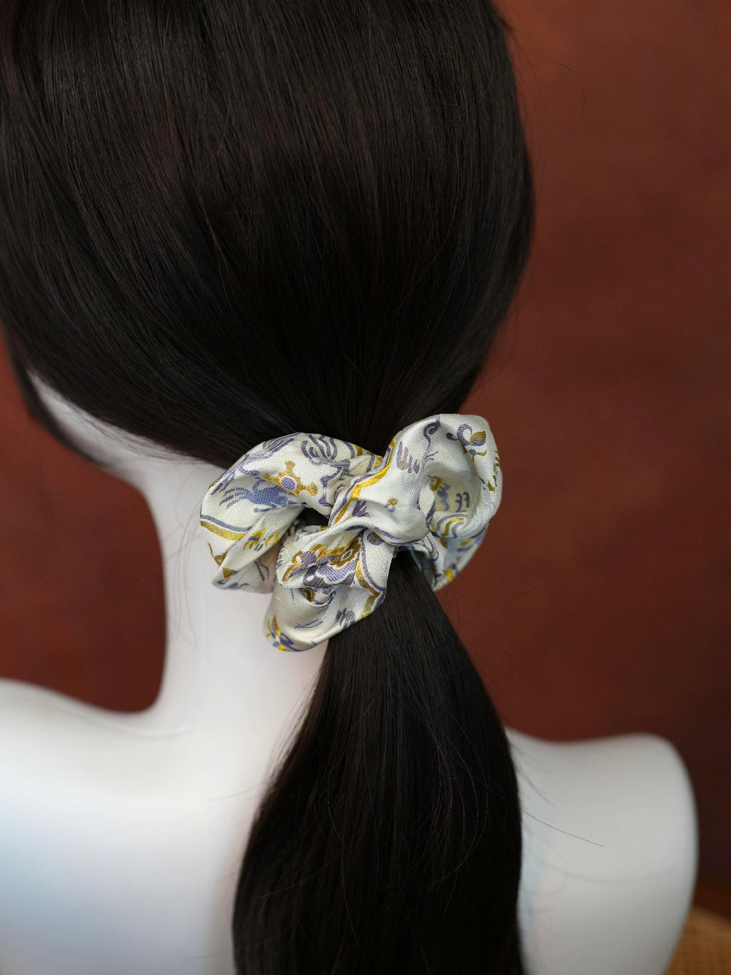 Handwoven Song Brocade—Hair Ties