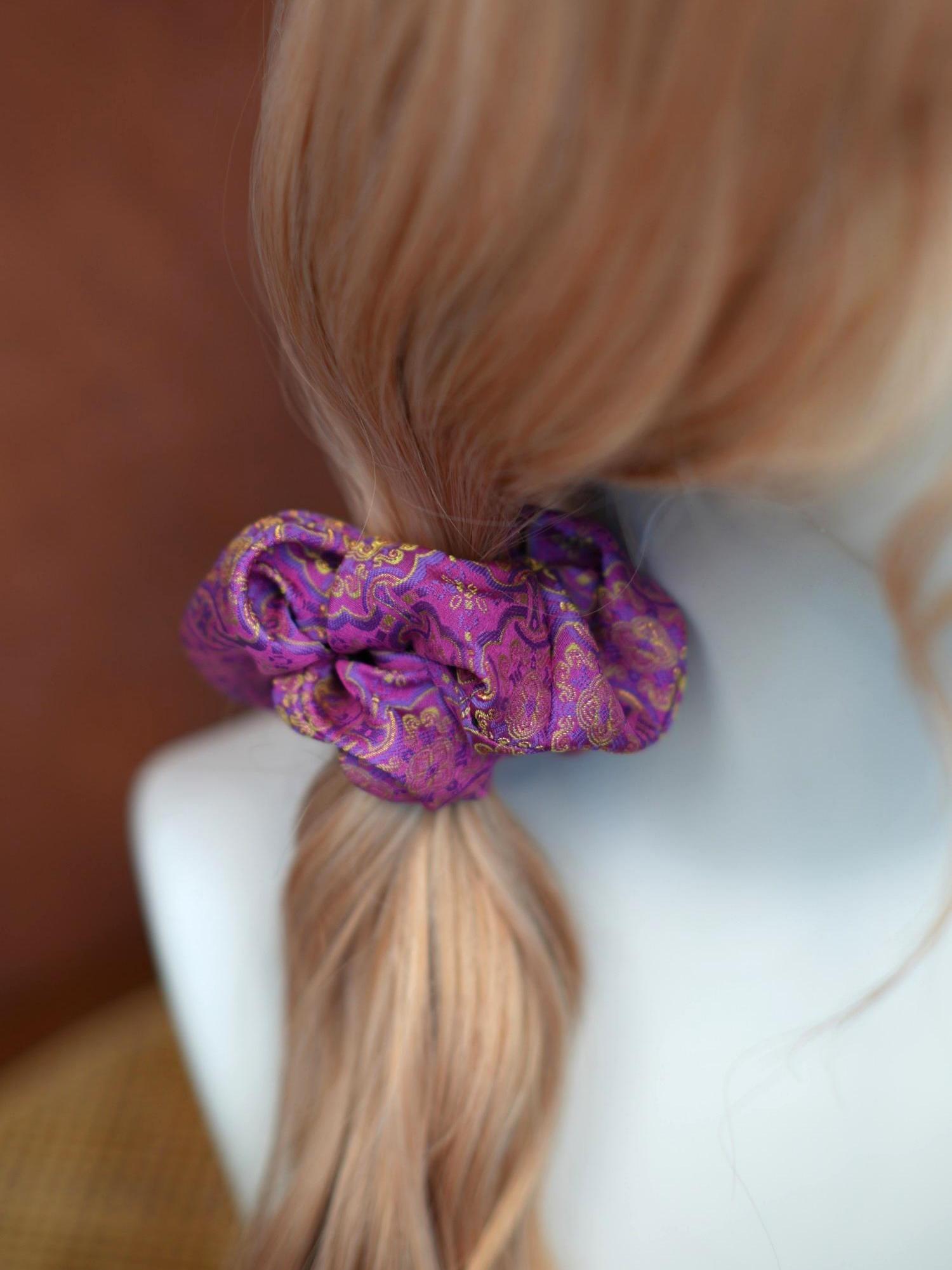 Handwoven Song Brocade—Mastercrafted Hair Ties