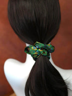 Handwoven Song Brocade—Hair Ties