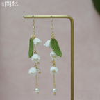Handmade Micro-Crochet—Windflower Earrings