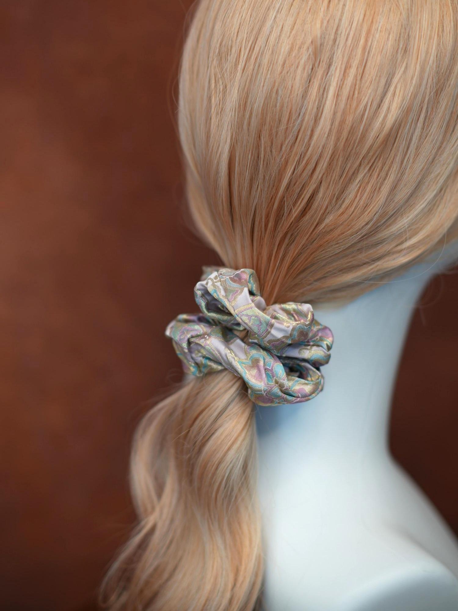 Handwoven Song Brocade—Mastercrafted Hair Ties