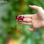Handmade Micro-Crochet—Butterfly Earrings