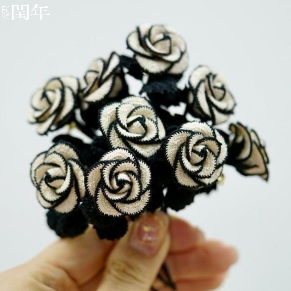Handmade Micro-Crochet—Camellia
