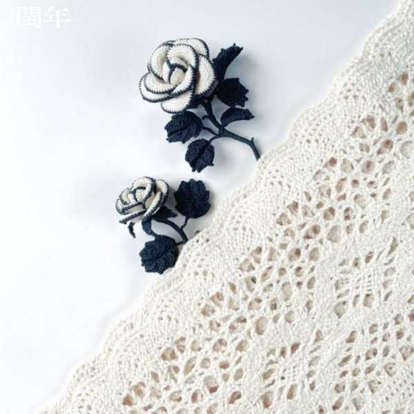 Handmade Micro-Crochet—Camellia