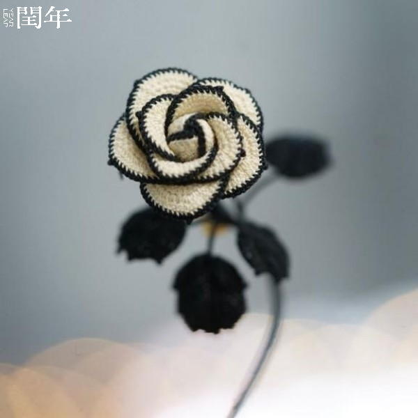 Handmade Micro-Crochet—Camellia