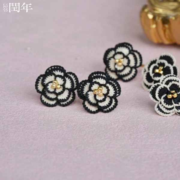 Handmade Micro-Crochet—Camellia Collection