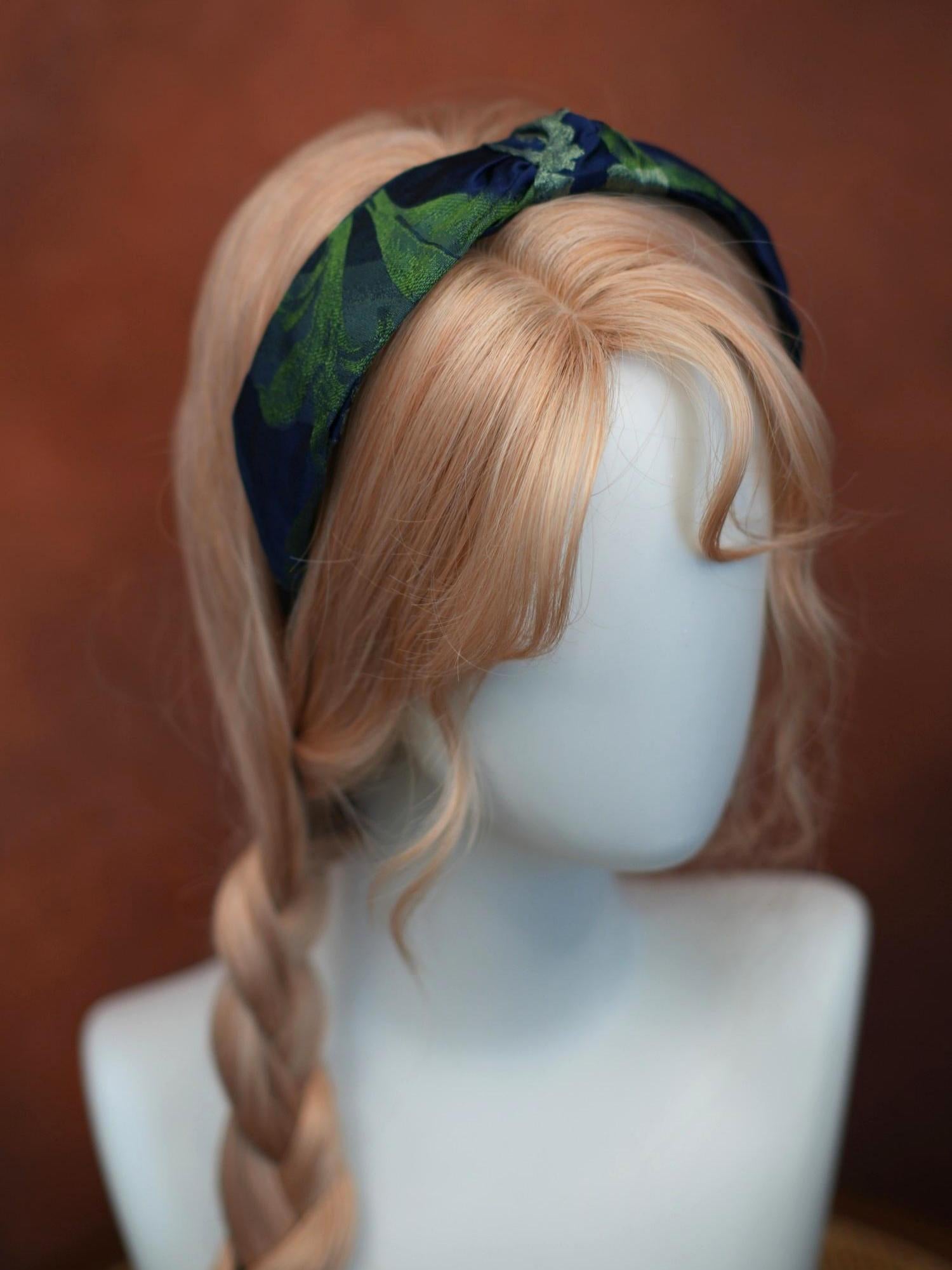 Handwoven Song Brocade—Double-Layered Hair Hoops