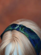 Handwoven Song Brocade—Double-Layered Hair Hoops