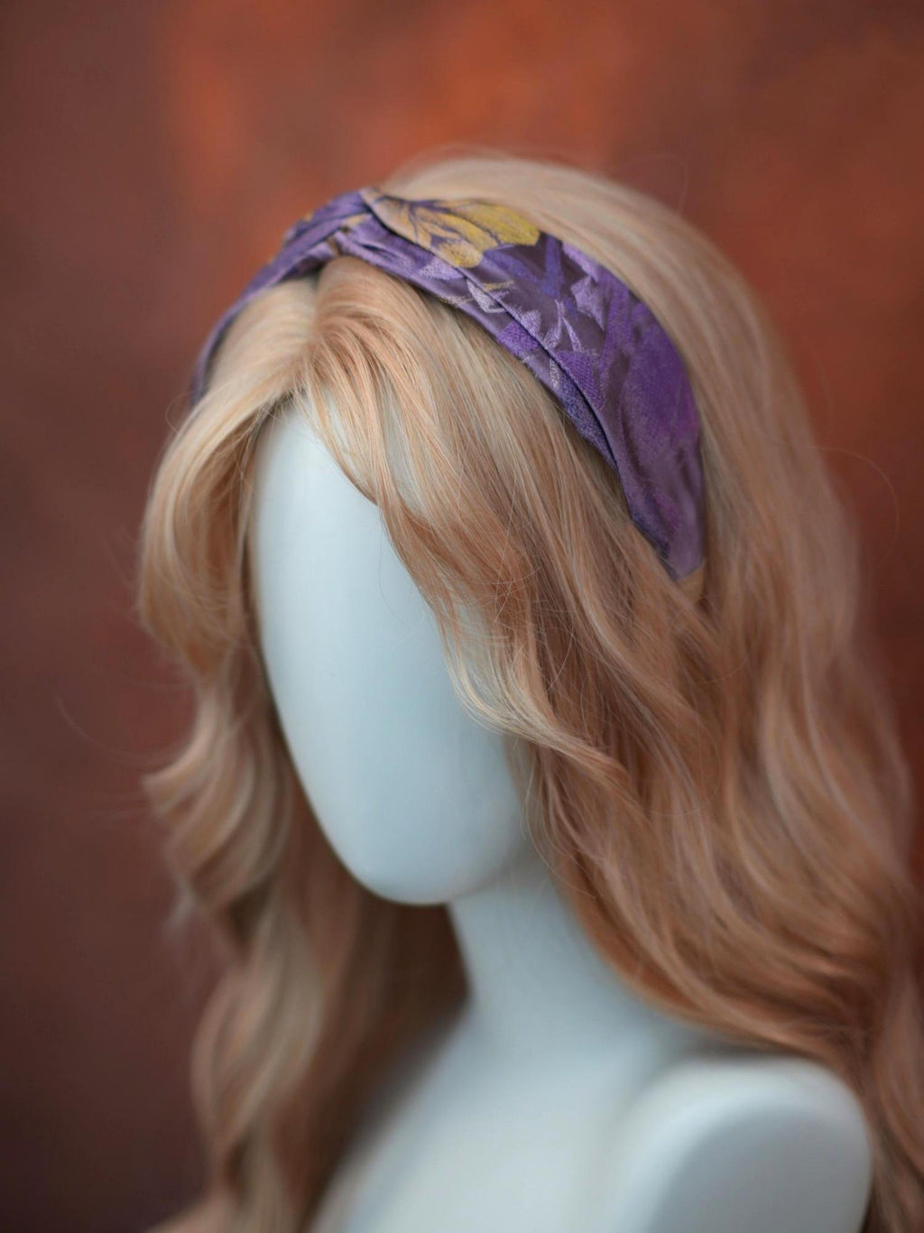 Handwoven Song Brocade—Double-Layered Hair Hoops