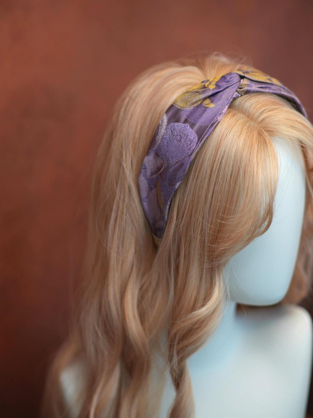 Handwoven Song Brocade—Double-Layered Hair Hoops