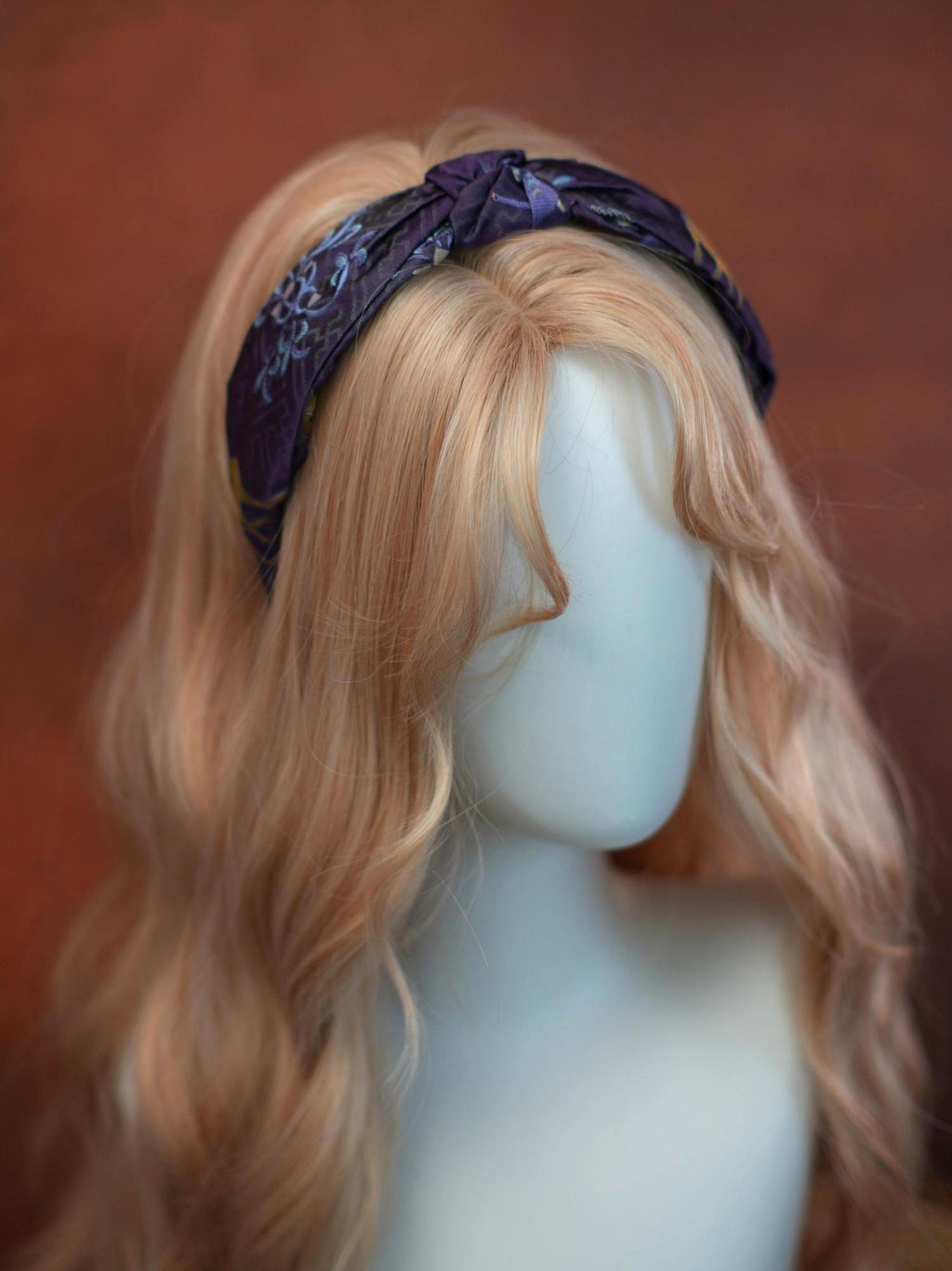 Handwoven Song Brocade—Double-Layered Hair Hoops