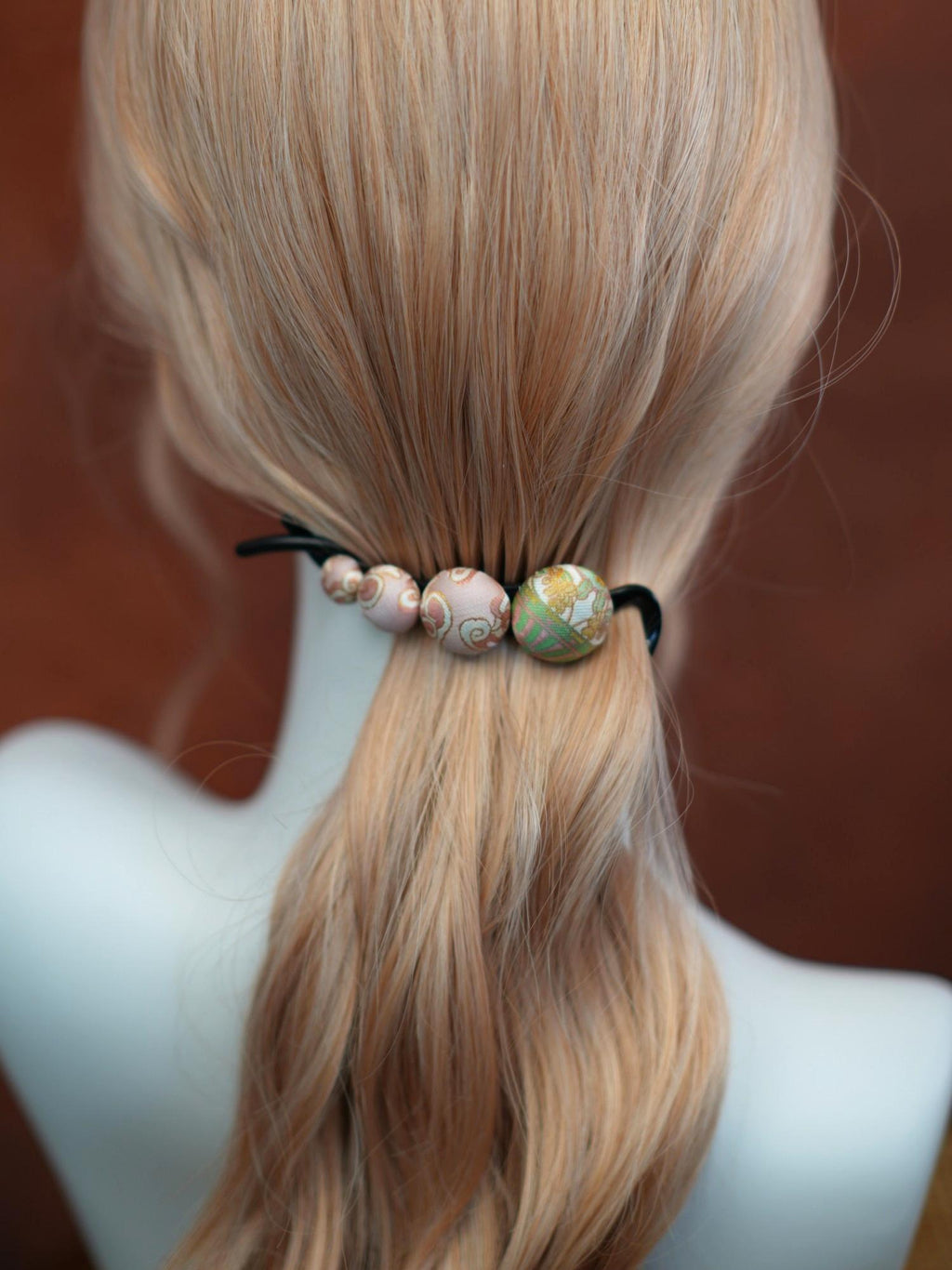 Handwoven Song Brocade—Twist Hair Clips