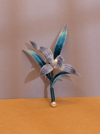 HandmadeRonghua—Elegant Orchid Brooch