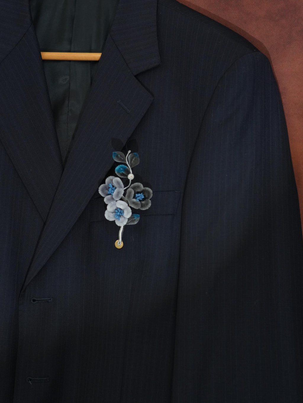 HandmadeRonghua—Cute Orchid Brooch