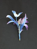 HandmadeRonghua—Elegant Orchid Brooch