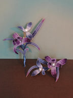 HandmadeRonghua—Elegant Orchid Brooch
