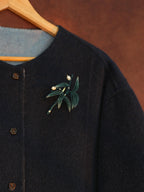 HandmadeRonghua—Pearl Bamboo Brooch