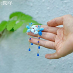 Handmade Micro-Crochet—Butterfly Earrings