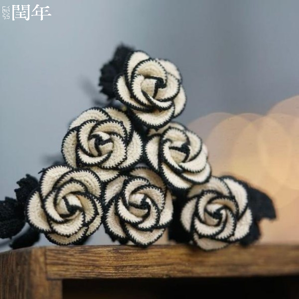 Handmade Micro-Crochet—Camellia