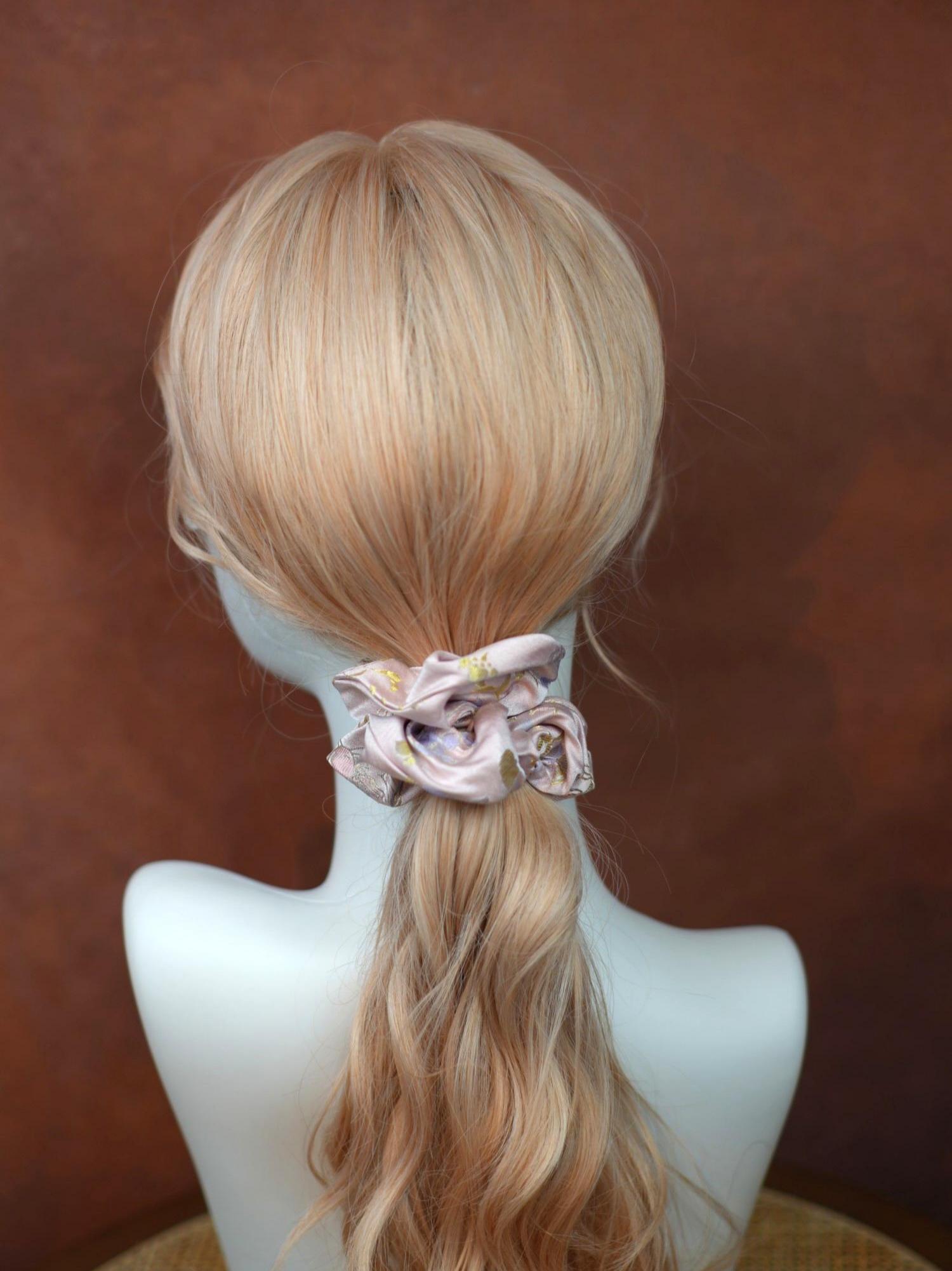 Handwoven Song Brocade—Hair Ties