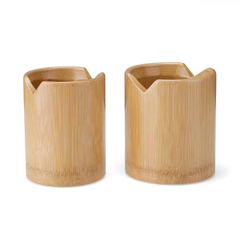 Ronghua making tools—V-shaped Curved Bamboo Tube Jar
