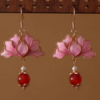 HandmadeRonghua—Colorful leaf earrings