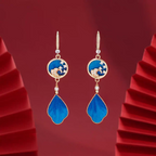 HandmadeRonghua—Wave earrings