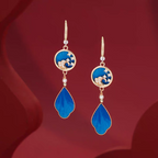 HandmadeRonghua—Wave earrings